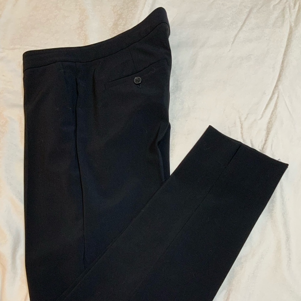 Theory cropped ankle black dress pants 6